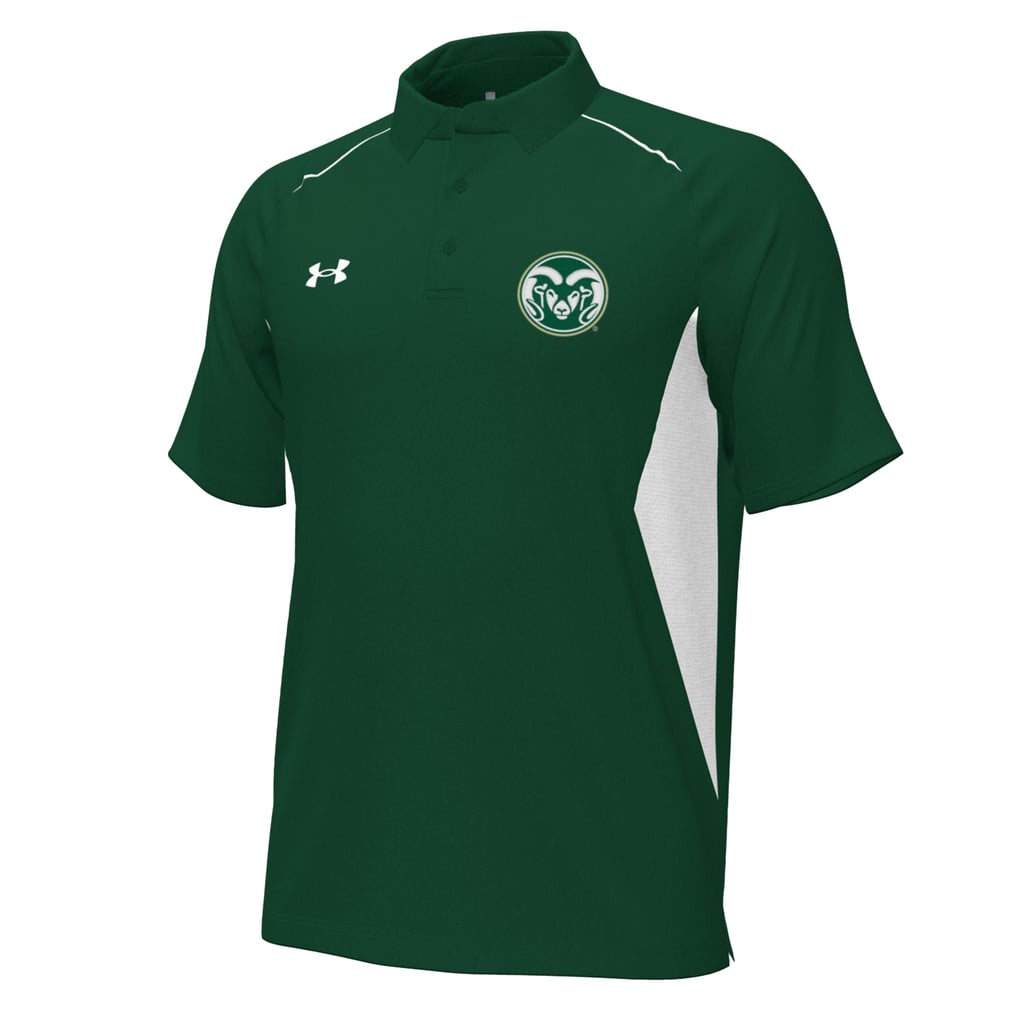 Colorado State Rams Under Armour Sideline Title Performance Polo - Green