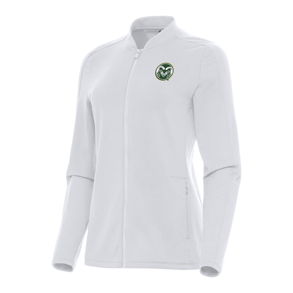 Colorado State Rams Antigua Women's Continual Full-Zip Jacket - White