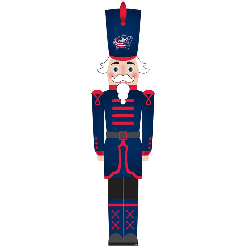 Columbus Blue Jackets 46" Nutcracker Leaner