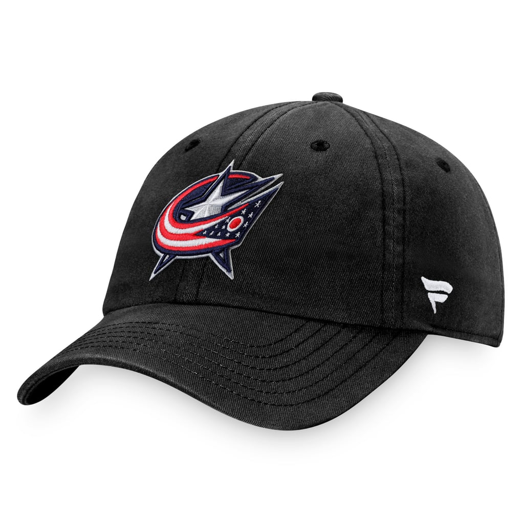 Columbus Blue Jackets Fanatics Core Primary Logo Adjustable Hat - Black