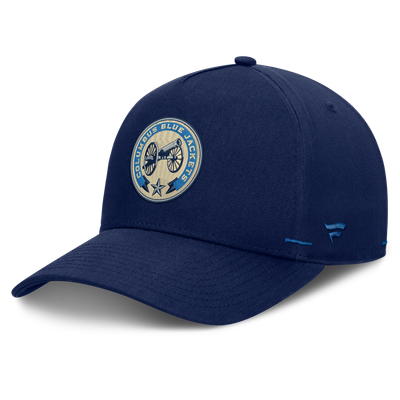 Columbus Blue Jackets Fanatics Alternate Authentic Pro Rink A-Frame Adjustable Hat - Navy
