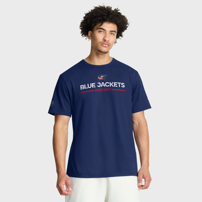 Columbus Blue Jackets Fanatics Authentic Pro Primary T-Shirt - Navy