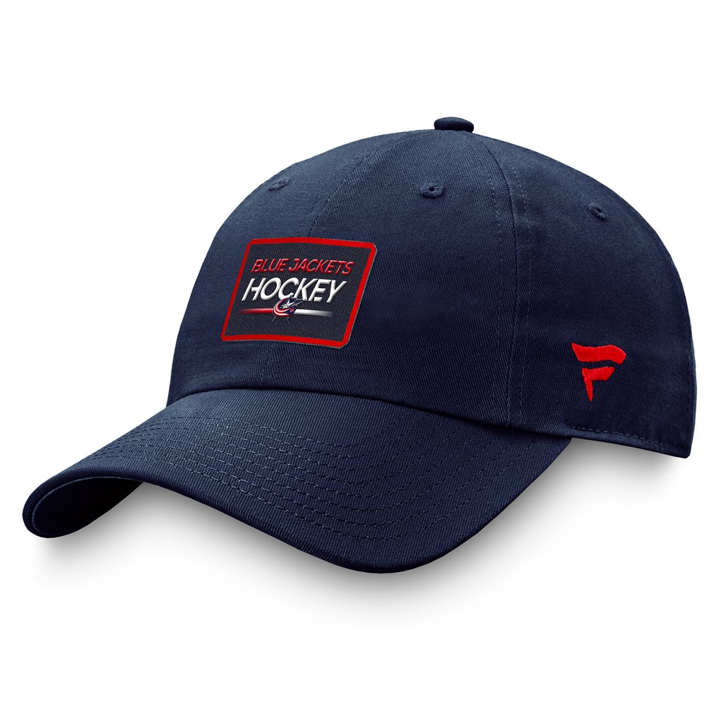  Columbus Blue Jackets Fanatics Authentic Pro Prime Adjustable Hat – Navy