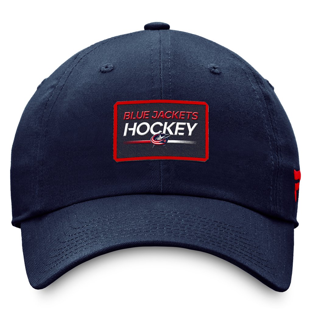  Columbus Blue Jackets Fanatics Authentic Pro Prime Adjustable Hat – Navy