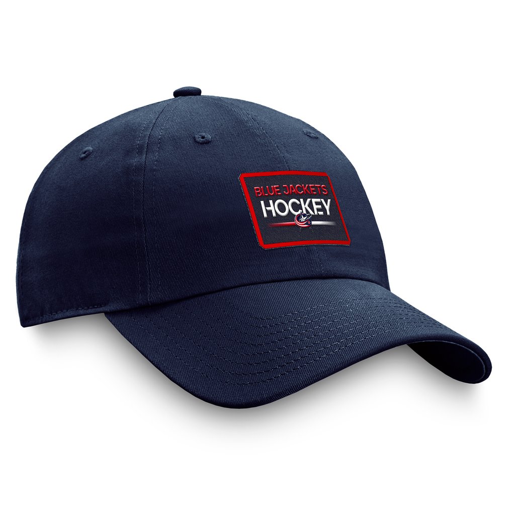  Columbus Blue Jackets Fanatics Authentic Pro Prime Adjustable Hat – Navy