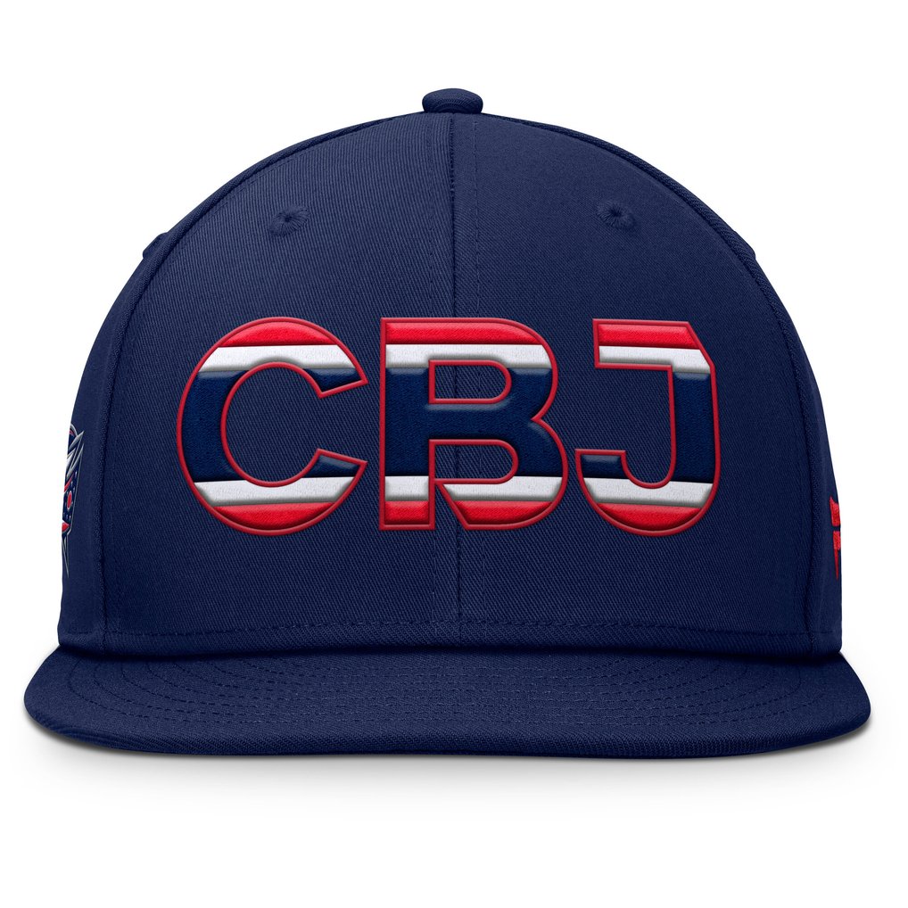 Columbus Blue Jackets Fanatics Authentic Pro Rink Snapback Hat - Navy