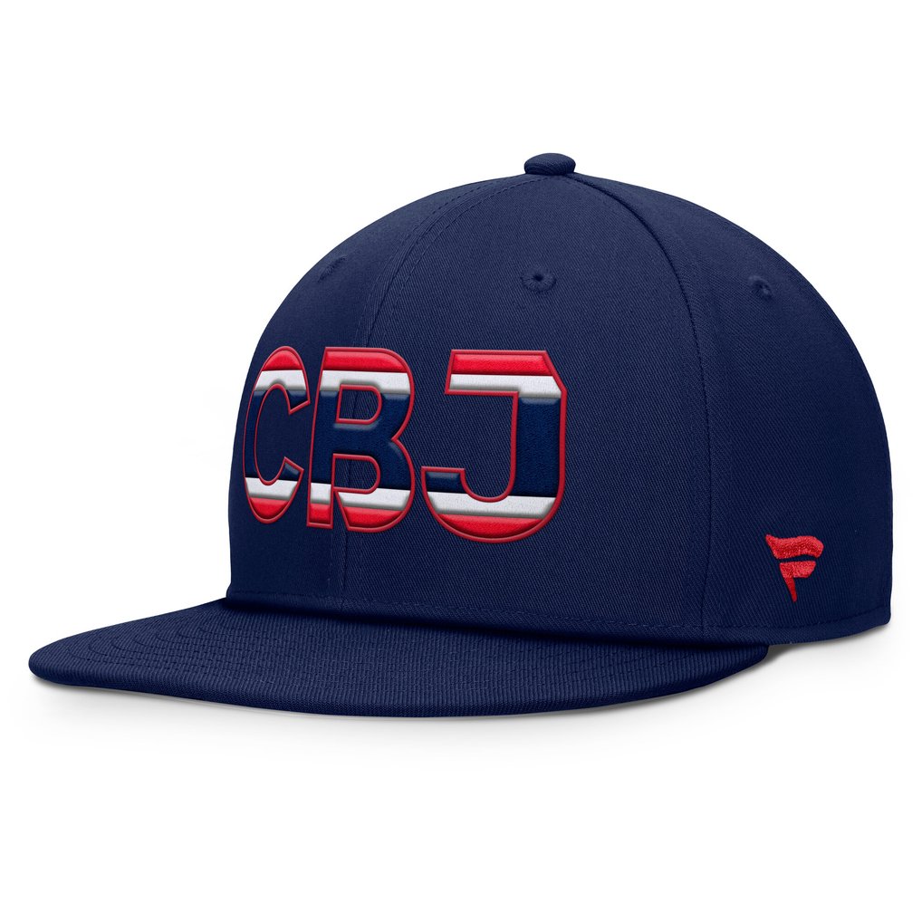 Columbus Blue Jackets Fanatics Authentic Pro Rink Snapback Hat - Navy