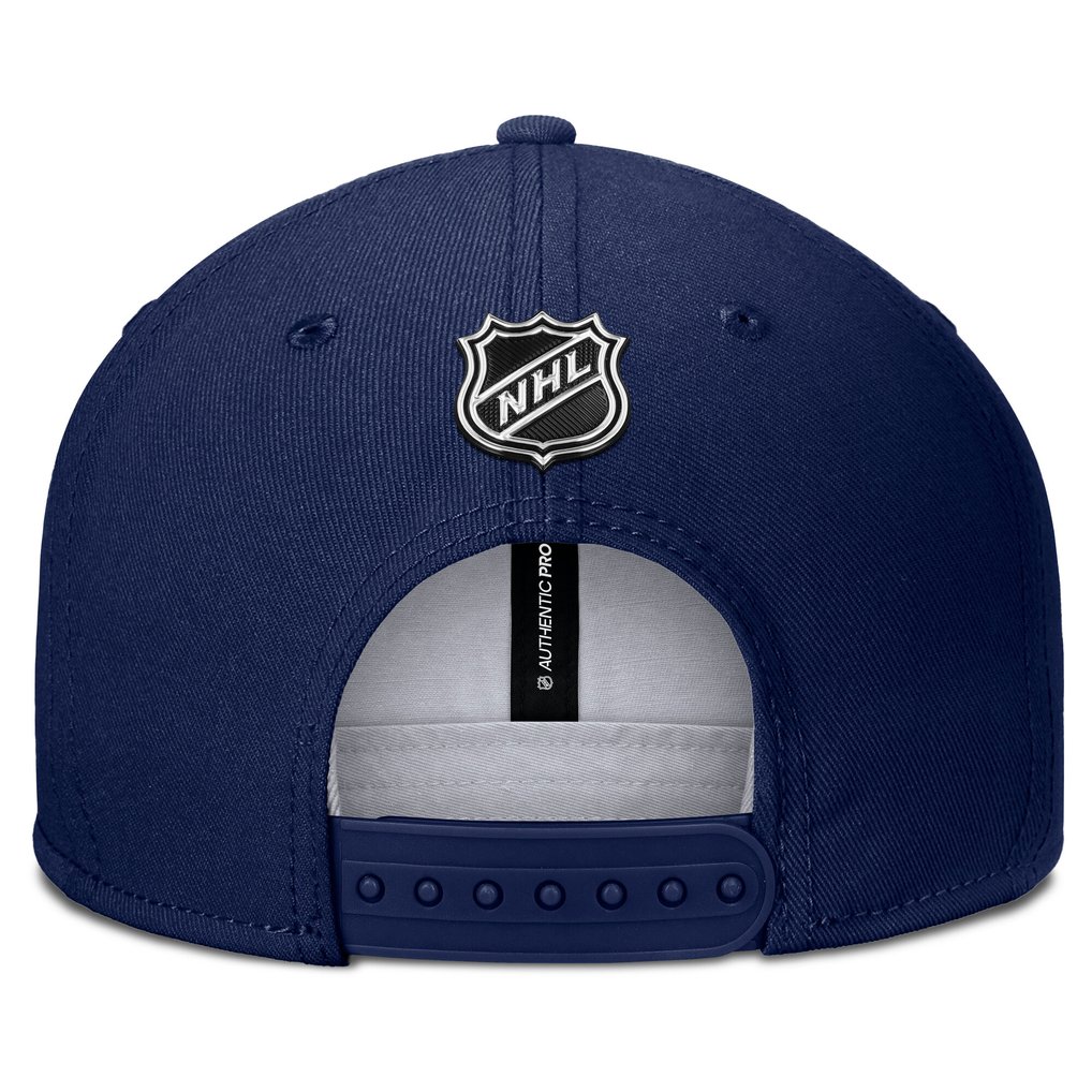 Columbus Blue Jackets Fanatics Authentic Pro Rink Snapback Hat - Navy