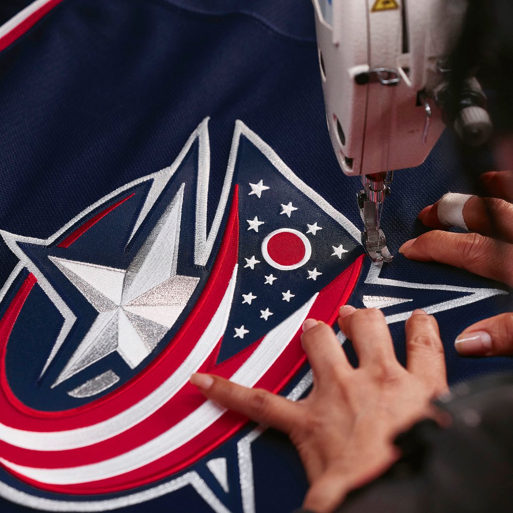 Columbus Blue Jackets Fanatics Home Authentic Pro Custom Jersey - Navy