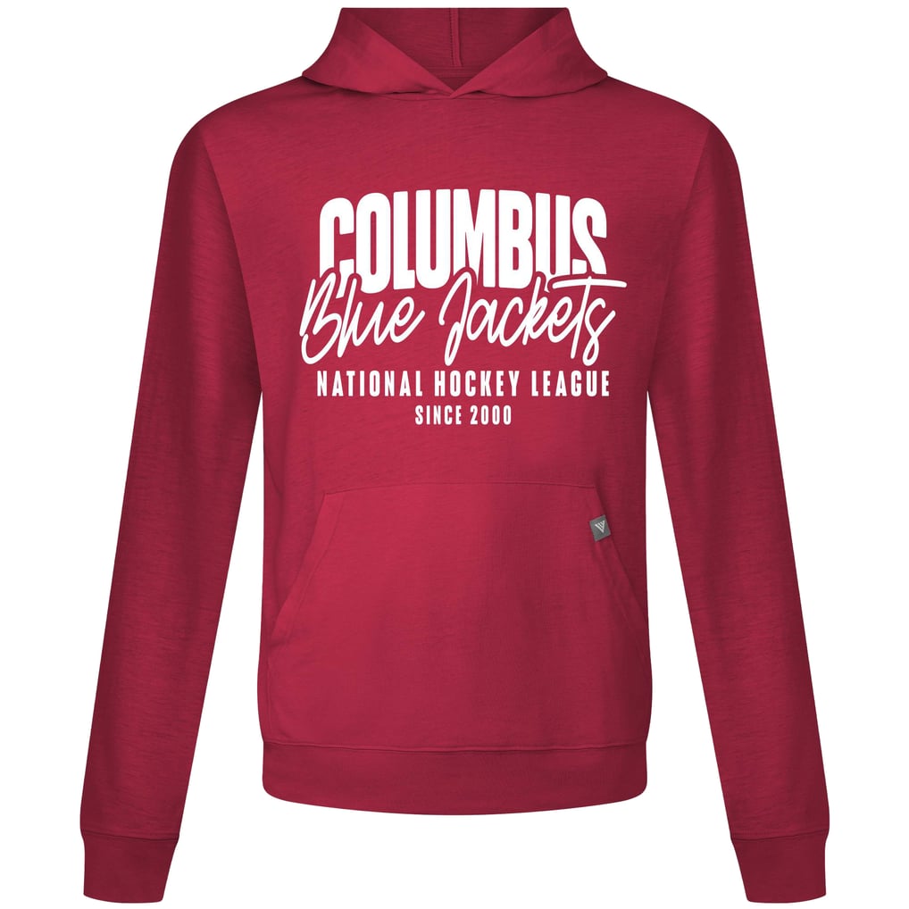  Columbus Blue Jackets Levelwear Relay Response Pullover Hoodie - Red