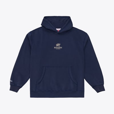 Columbus Blue Jackets Mitchell & Ness Core Essentials Hoodie - Navy
