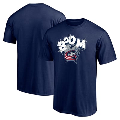 Columbus Blue Jackets Hometown Collection Push Ahead T-Shirt - Navy