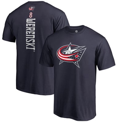 Zach Werenski Columbus Blue Jackets Backer T-Shirt - Navy