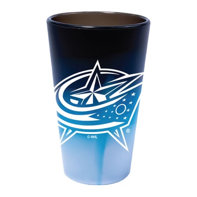 Columbus Blue Jackets WinCraft 16oz. Fashion Silicone Pint Glass