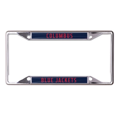 Columbus Blue Jackets WinCraft Printed Metal License Plate Frame