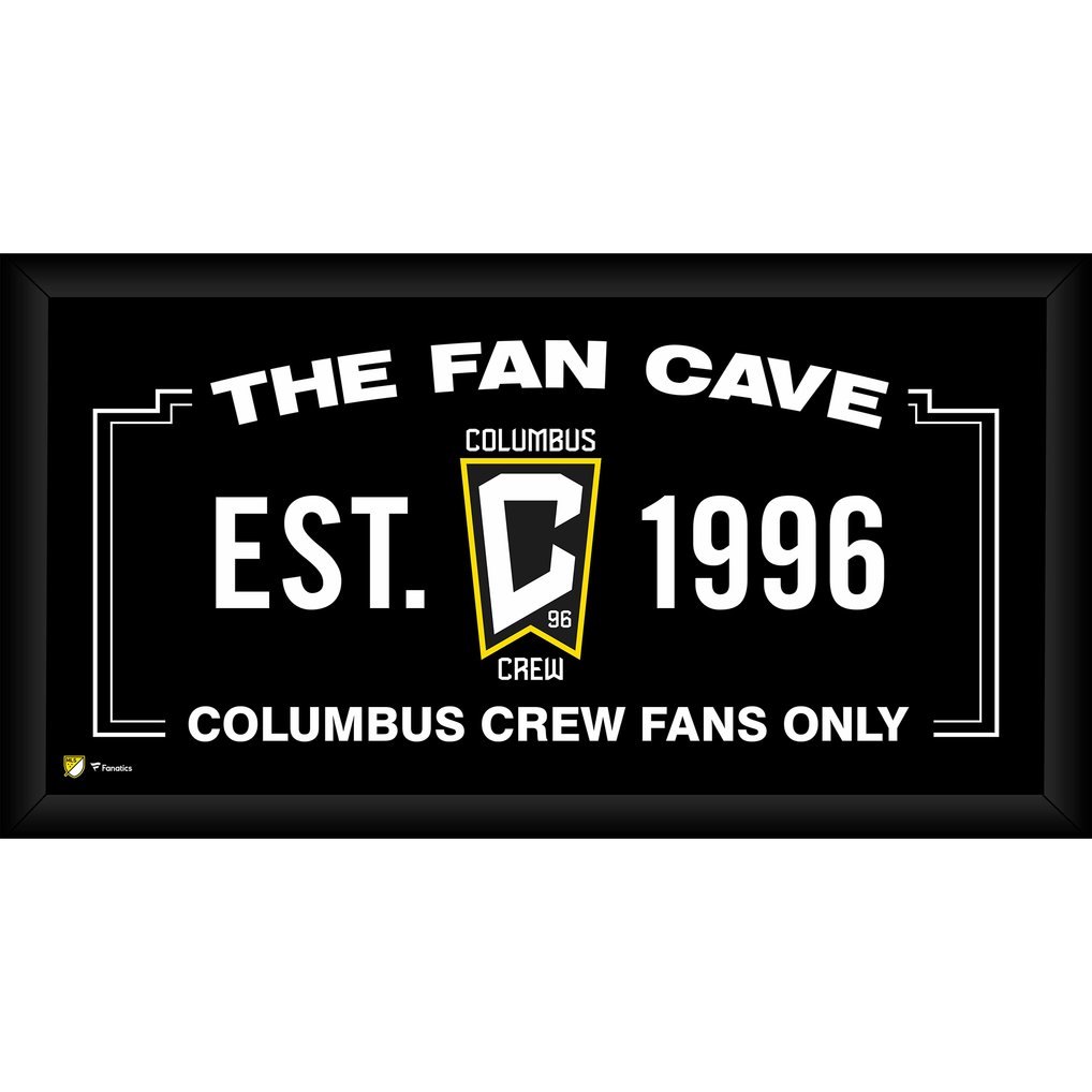 Columbus Crew Fanatics Authentic Framed 10" x 20" Fan Cave Collage