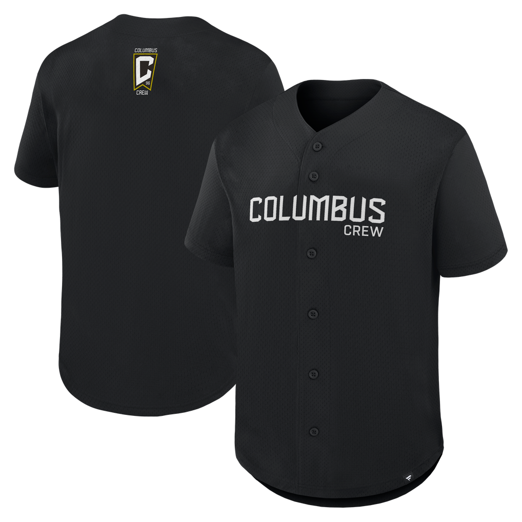 Columbus Crew Fanatics Maximum Intensity Button-Up Jersey  - Black