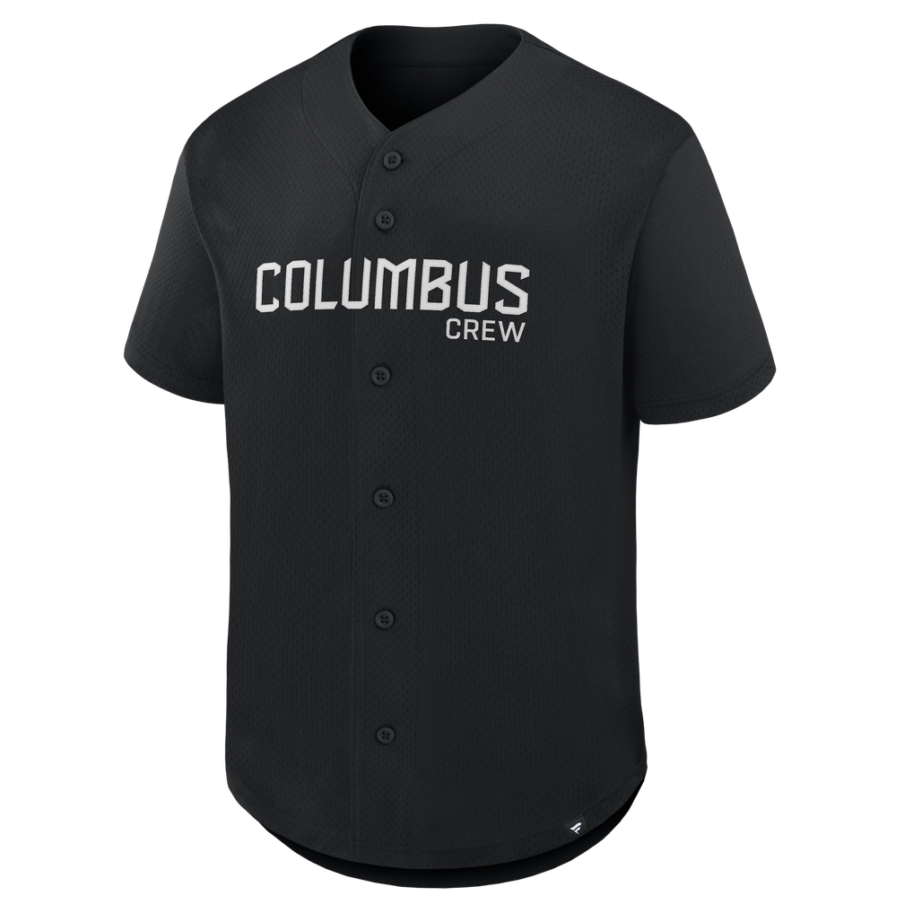 Columbus Crew Fanatics Maximum Intensity Button-Up Jersey  - Black