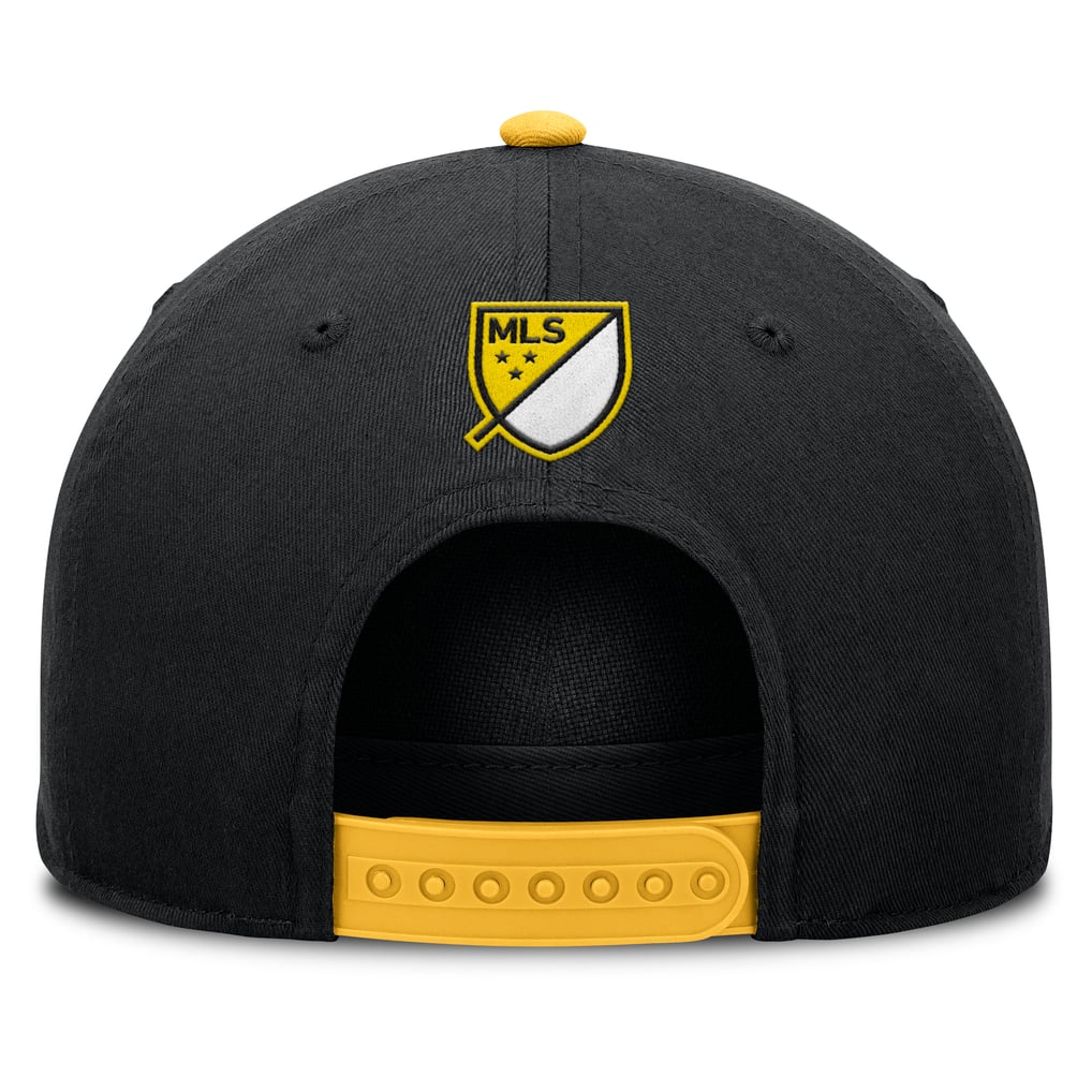 Columbus Crew Fanatics Two-Seam Rope A-Frame Adjustable Hat - Black