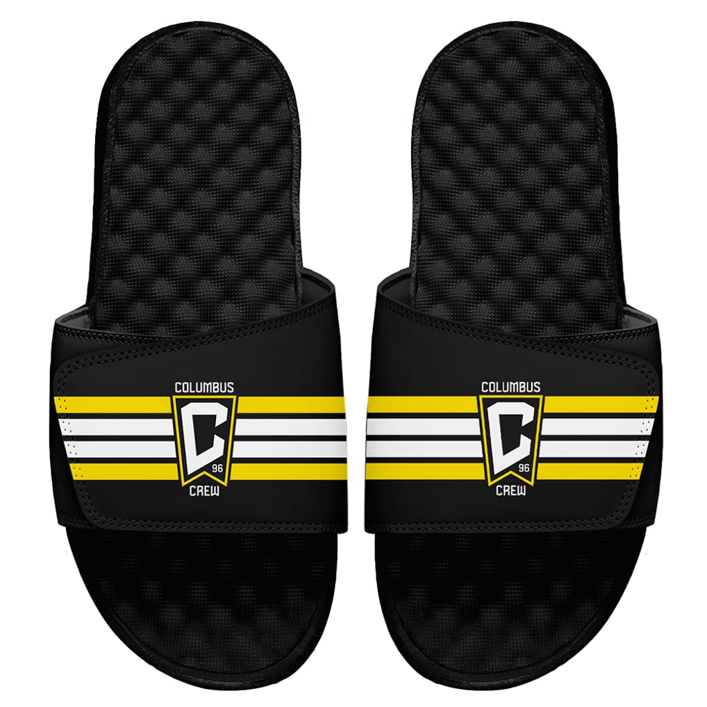 Columbus Crew ISlide Stripe Slide Sandals - Black