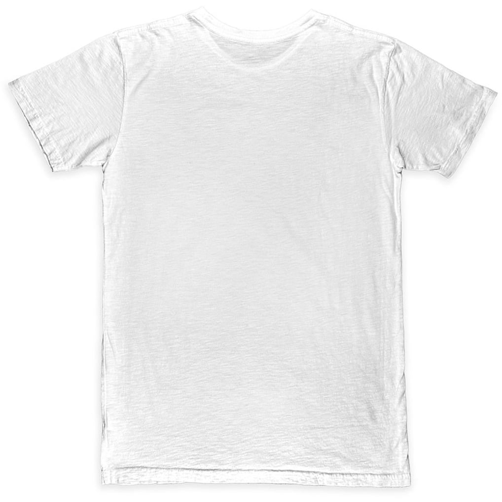  Como 1907 1863FC Mono Crest Slub T-Shirt - White