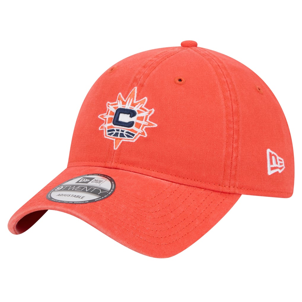 Connecticut Sun New Era Unisex Core Logo 9TWENTY Adjustable Hat Orange