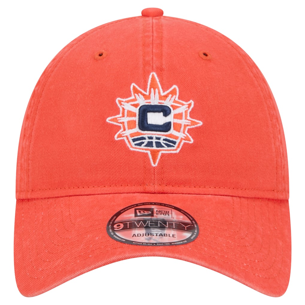 Connecticut Sun New Era Unisex Core Logo 9TWENTY Adjustable Hat Orange