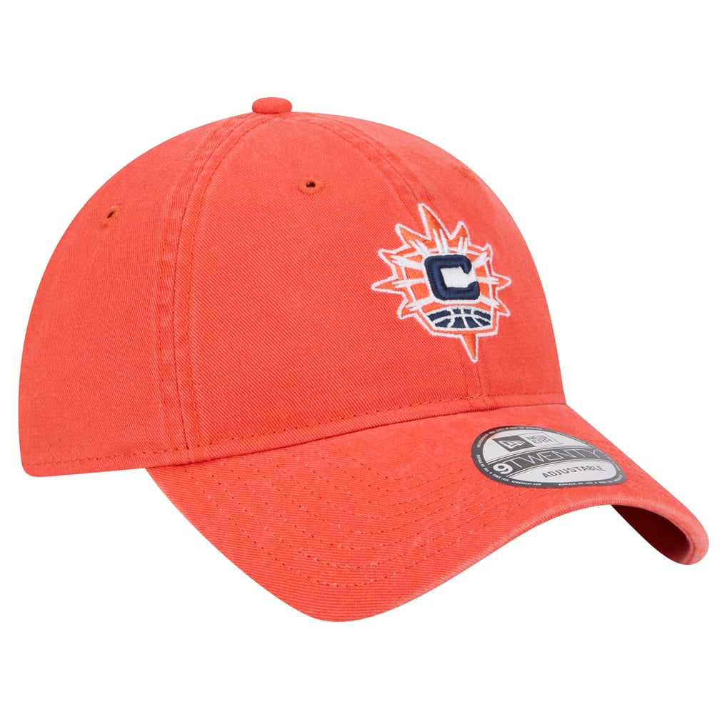 Connecticut Sun New Era Unisex Core Logo 9TWENTY Adjustable Hat Orange