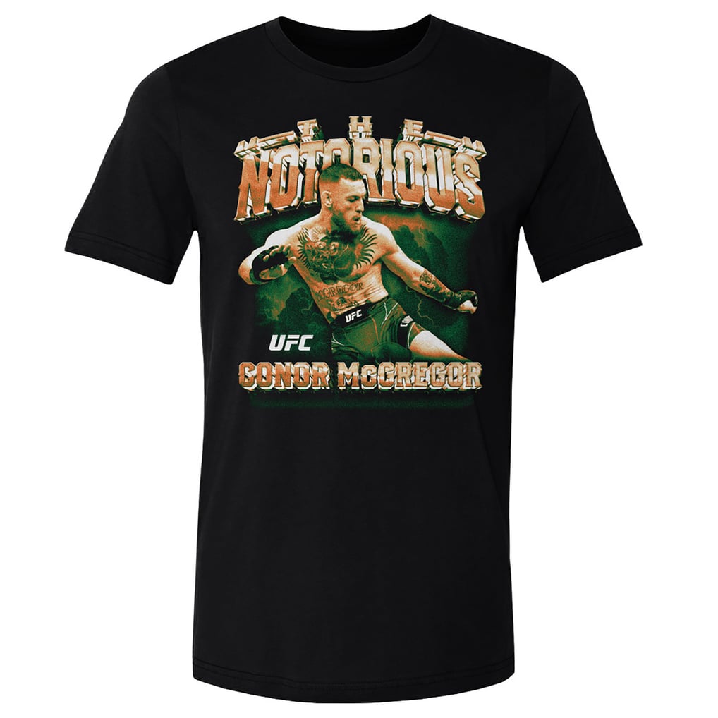 Conor McGregor 500 Level "The Notorious" Graphic T-Shirt - Black