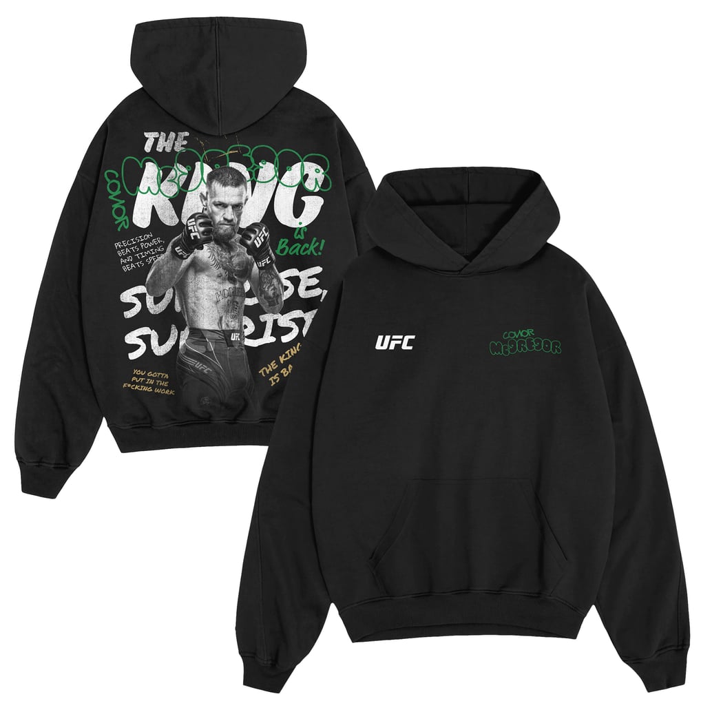 Conor McGregor UFC King Hoodie - Black