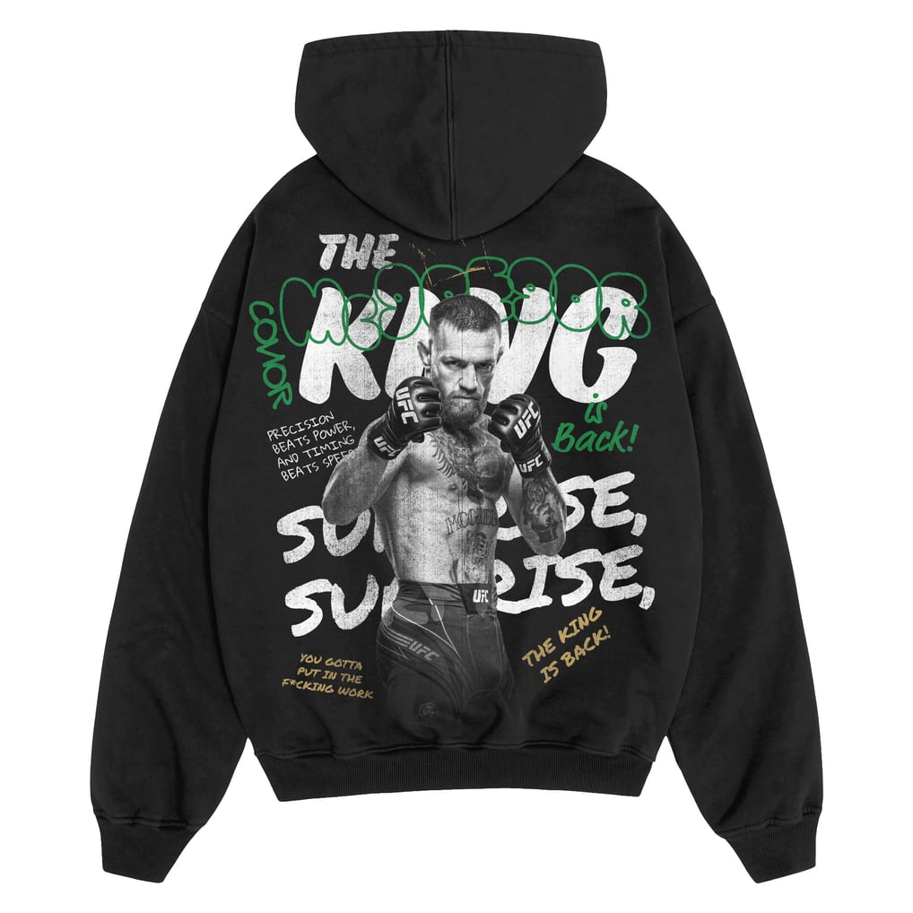 Conor McGregor UFC King Hoodie - Black