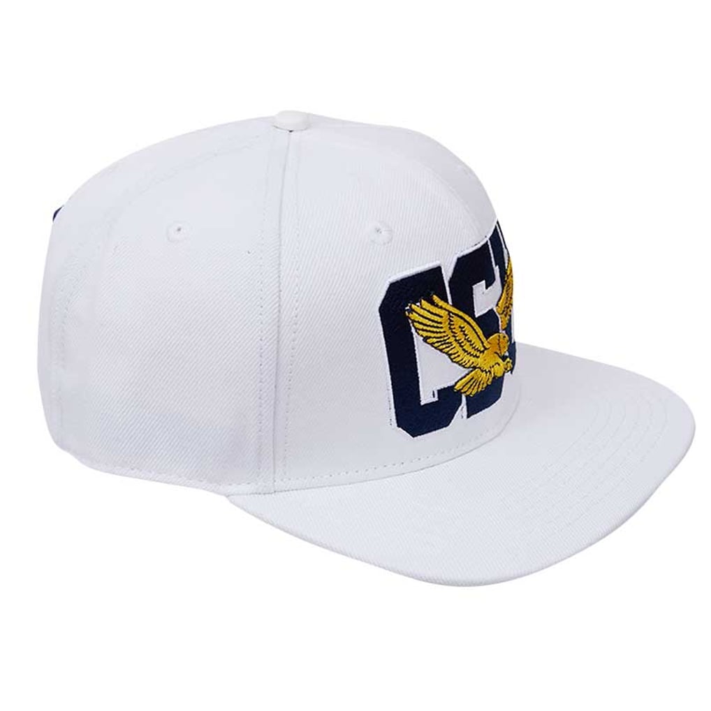Coppin State Eagles Pro Standard Wool Snapback Hat - White