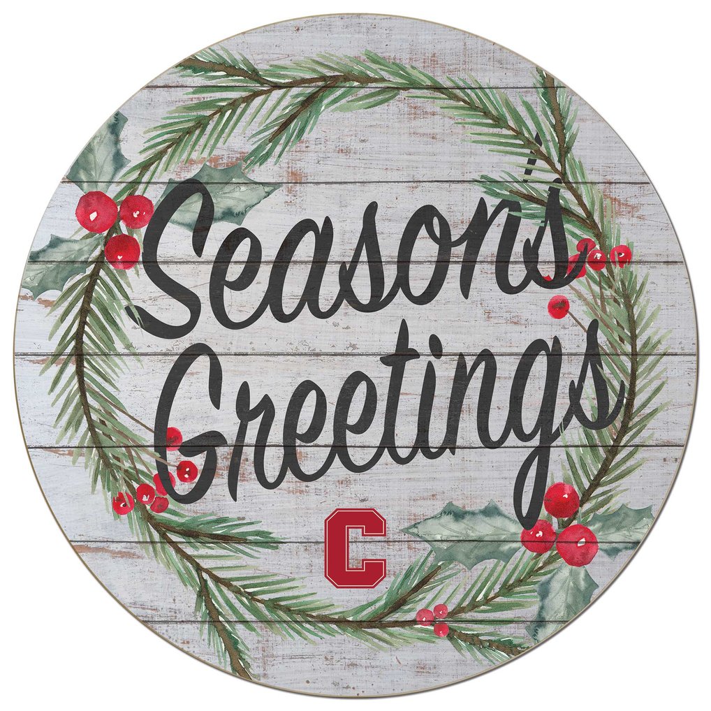 Cornell Big Red 20'' x 20'' Season's Greetings Circle
