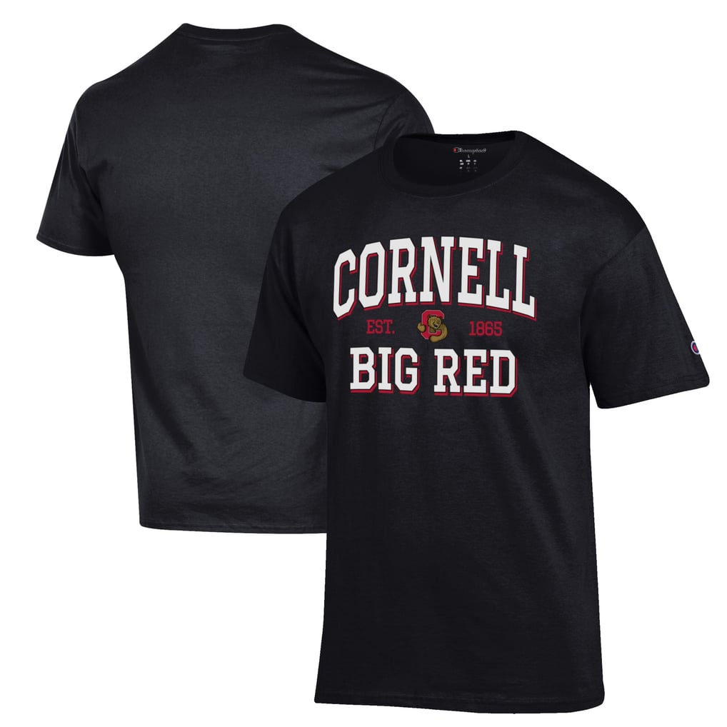 Cornell Big Red Champion Est. Date Jersey T-Shirt - Black