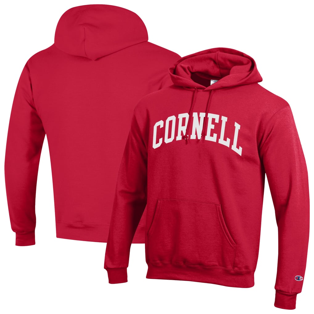  Cornell Big Red Champion Basic Arch Fleece Pullover Hoodie - Red