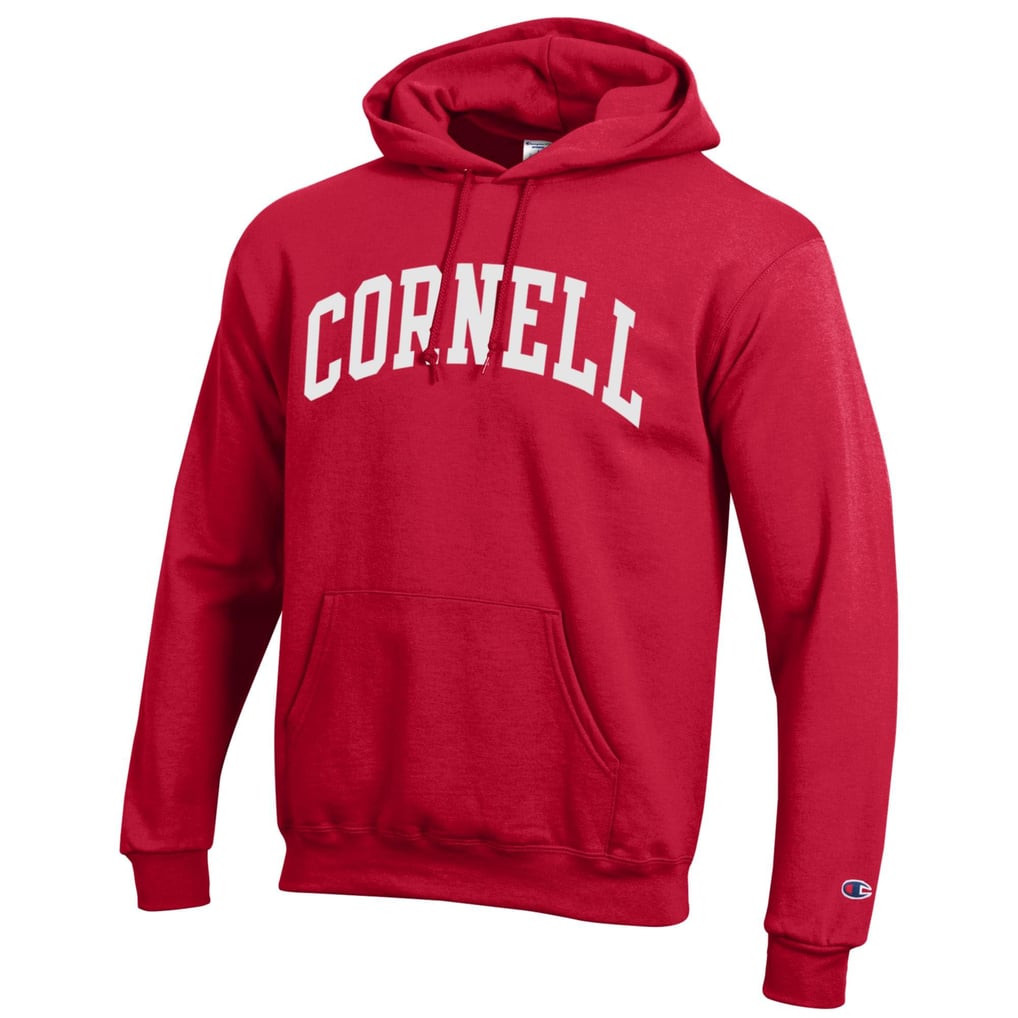  Cornell Big Red Champion Basic Arch Fleece Pullover Hoodie - Red
