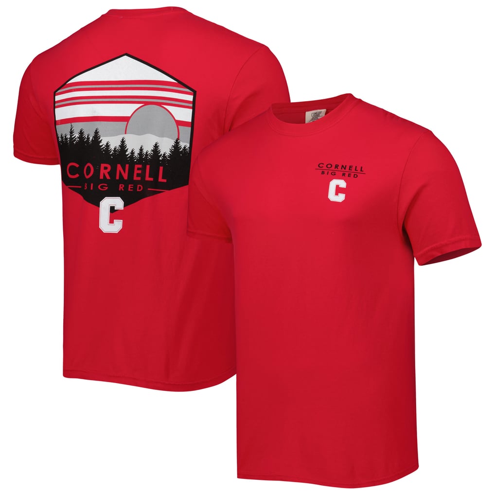 Cornell Big Red Landscape Shield T-Shirt - Red