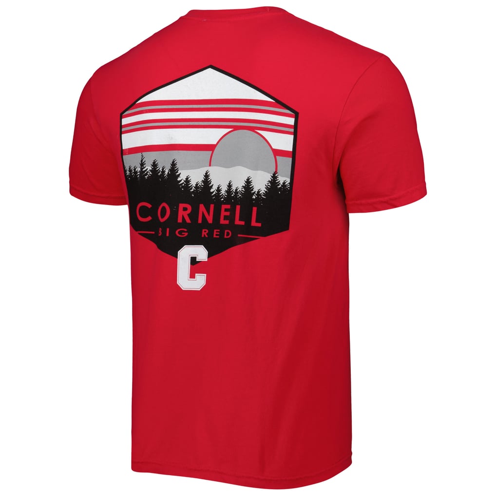 Cornell Big Red Landscape Shield T-Shirt - Red