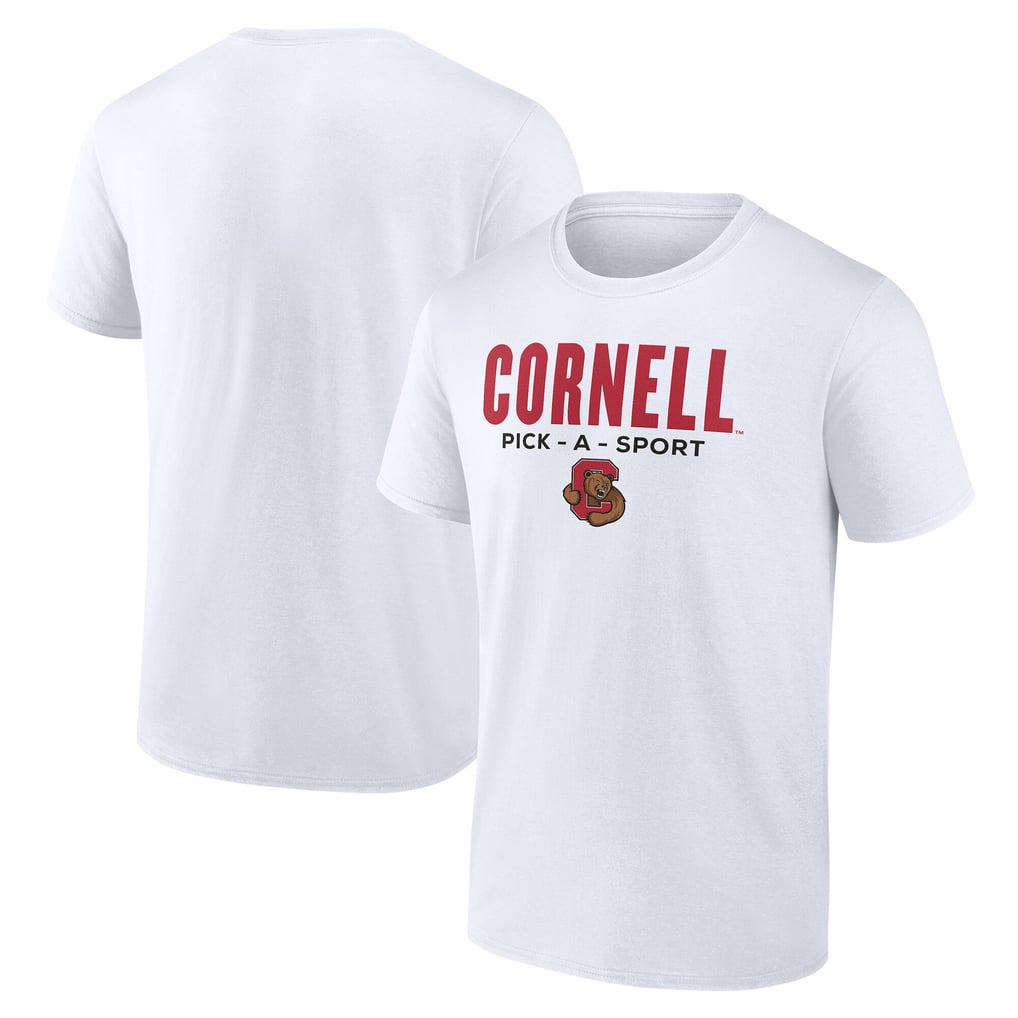 Cornell Big Red Authentic Pick-A-Sport T-Shirt – White