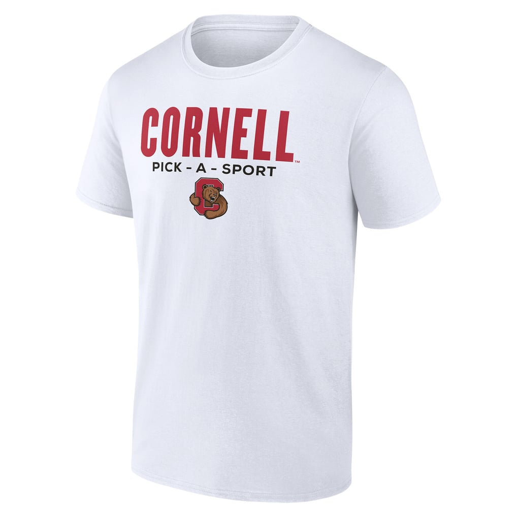 Cornell Big Red Authentic Pick-A-Sport T-Shirt – White
