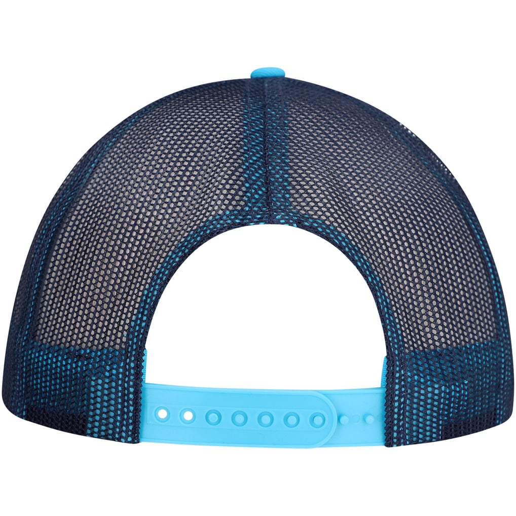 Corona A-Frame Floral Trucker Adjustable Hat - Aqua