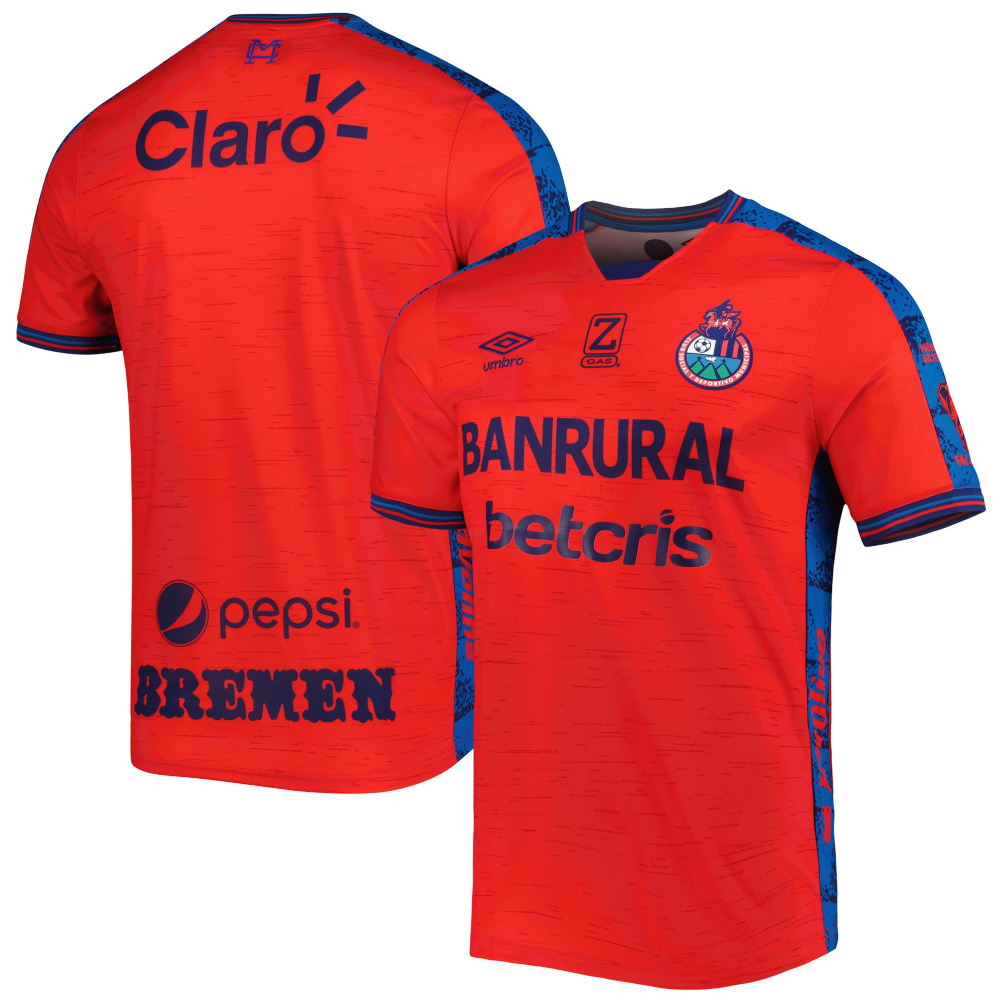 C.S.D. Municipal Umbro 2022/23 Home Replica Jersey - Red