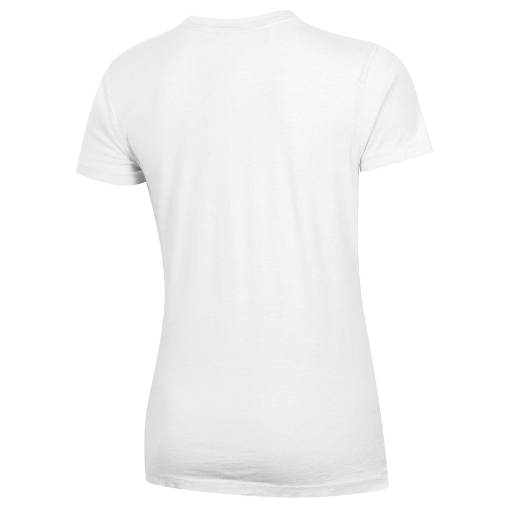  CU Denver Lynx Women's Script Logo Comfort Wash V-Neck T-Shirt - White