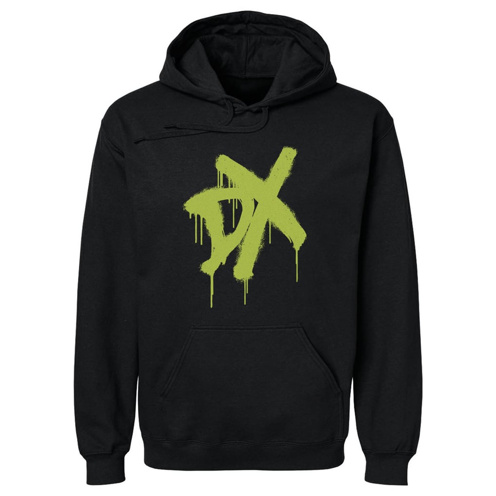  D-Generation X 500 Level Spray Paint Logo Pullover Hoodie - Black