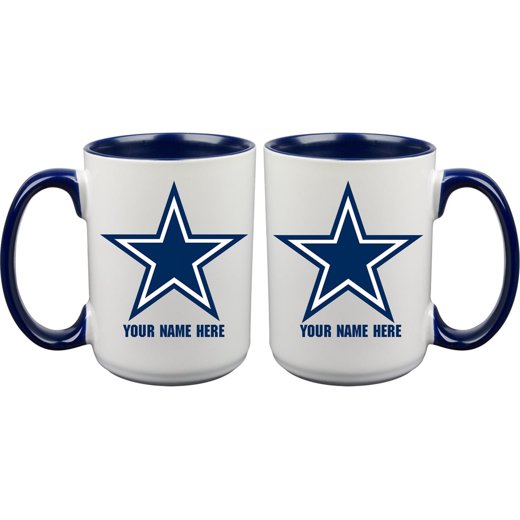 Dallas Cowboys 15oz. Personalized Ceramic Mug