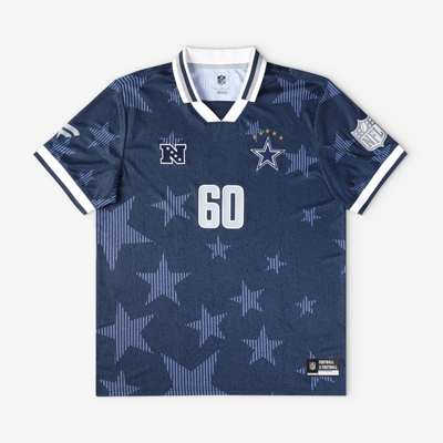 Dallas Cowboys Fanatics Football x Football Collared Fan Top - Navy