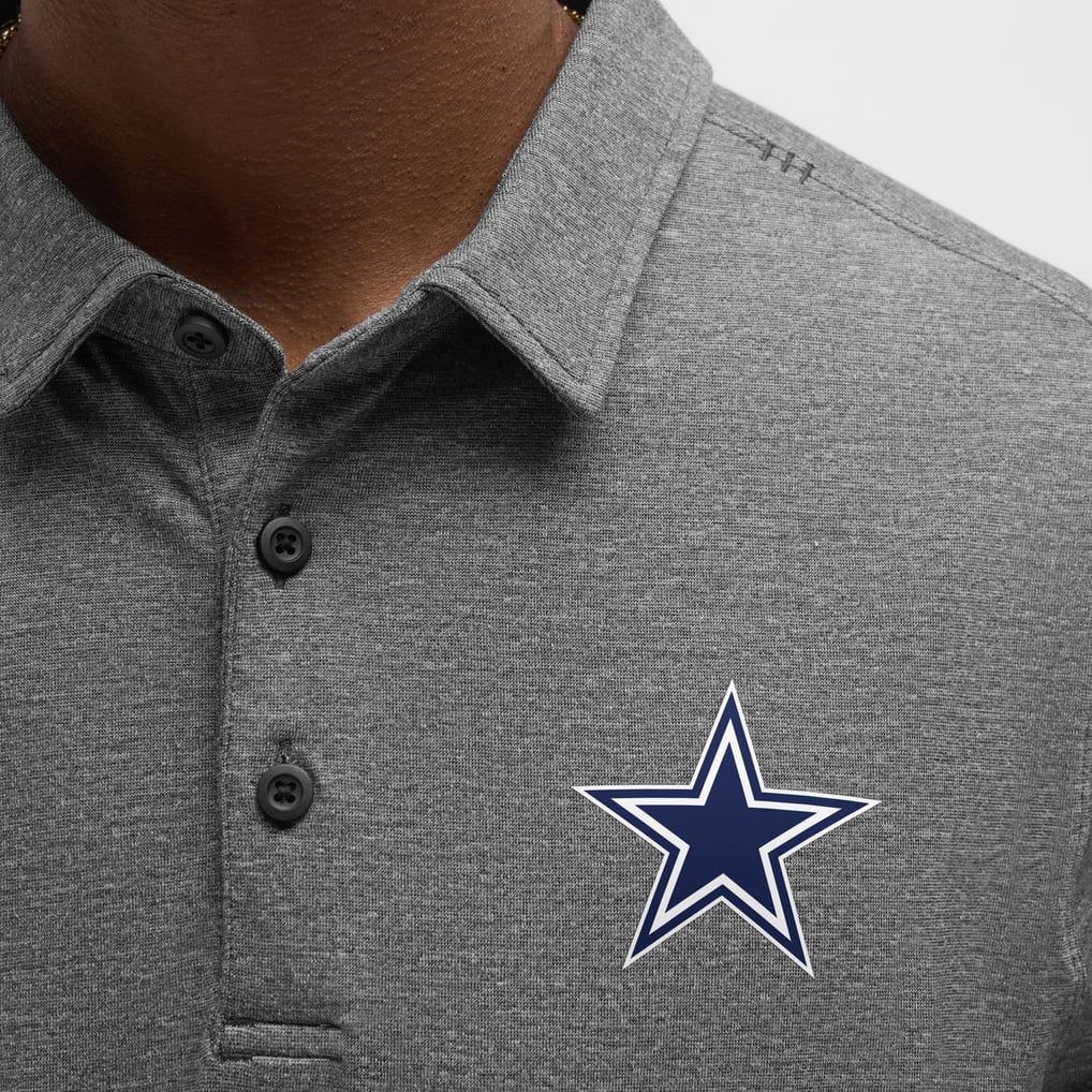 Dallas Cowboys lululemon Evolution Polo - Heather Black