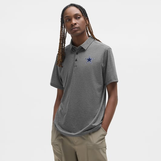 Dallas Cowboys lululemon Evolution Polo - Heather Black