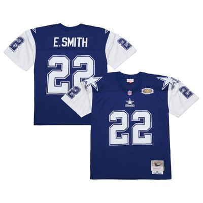 Emmitt Smith Dallas Cowboys Mitchell & Ness 1995 Legacy Replica Jersey - Navy