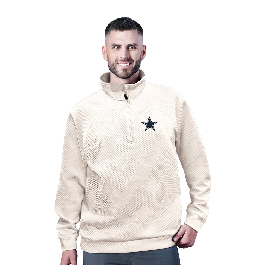Dallas Cowboys MSX by Michael Strahan Cross Training Half-Zip Pullover - White